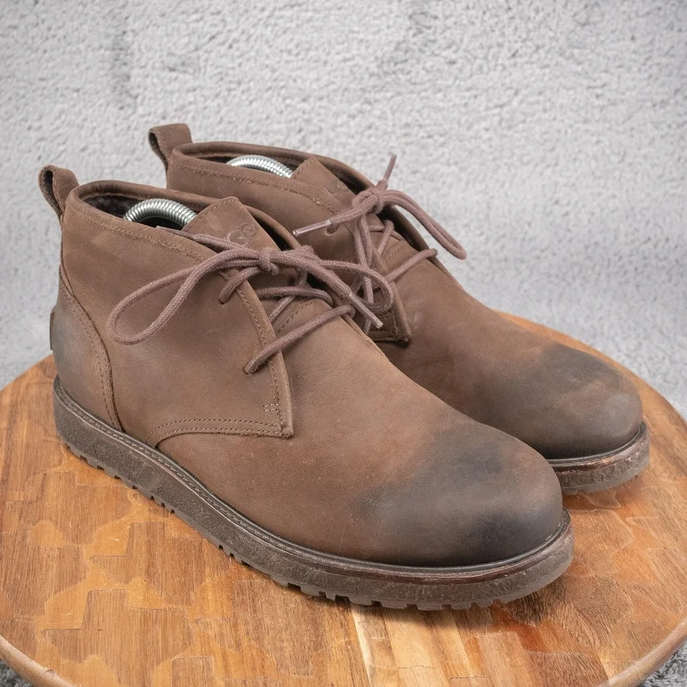 UGG CALDERWOOD WATERPROOF MEN BOOTS LEATHER STOUT US 8 /UK 7 /EU‎ 40.5